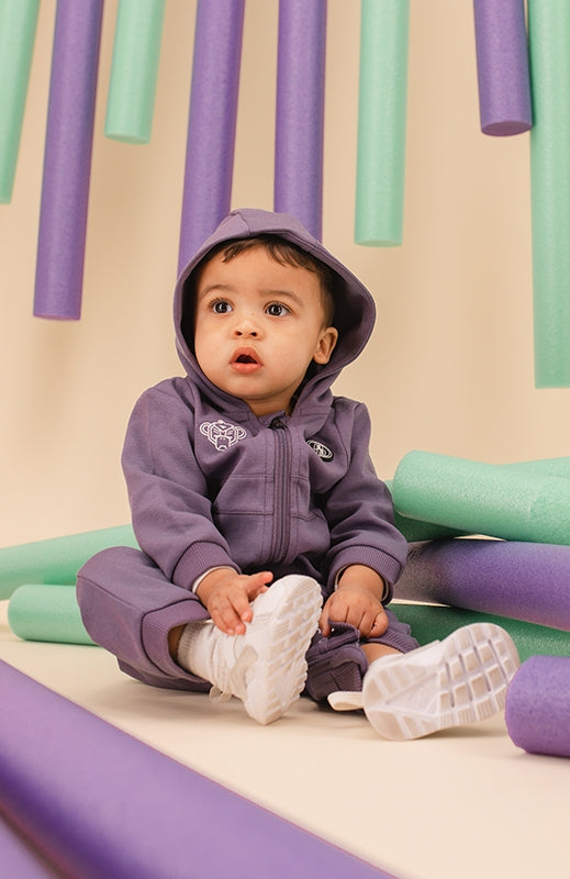 BABY ANORAK TRACKSUIT | Purple