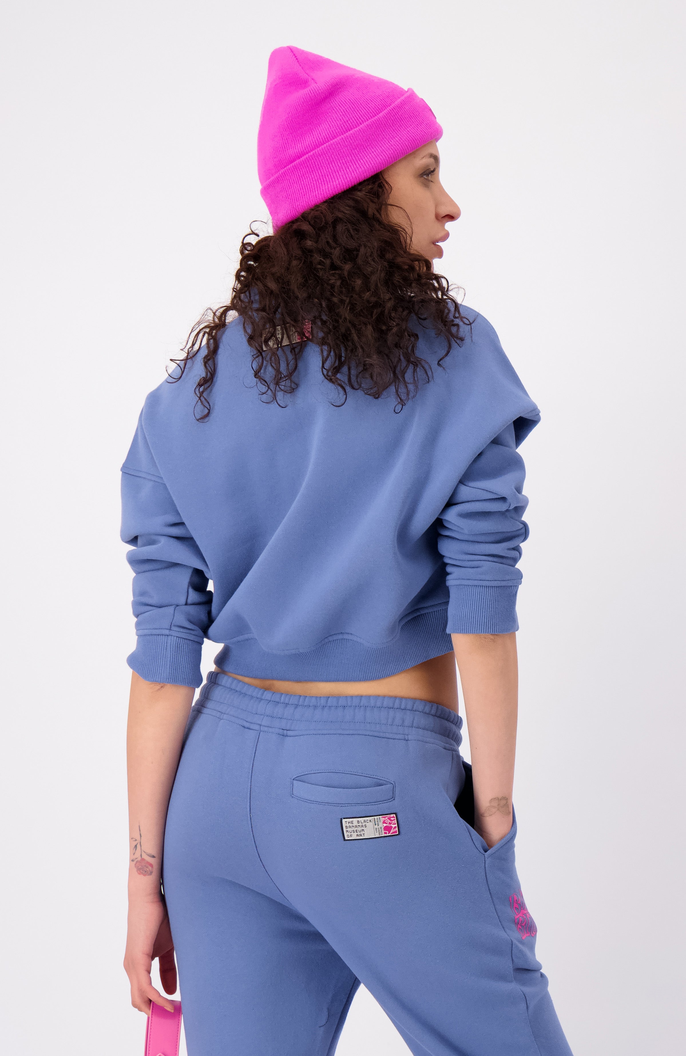 EASE POLO SWEATER | Blue