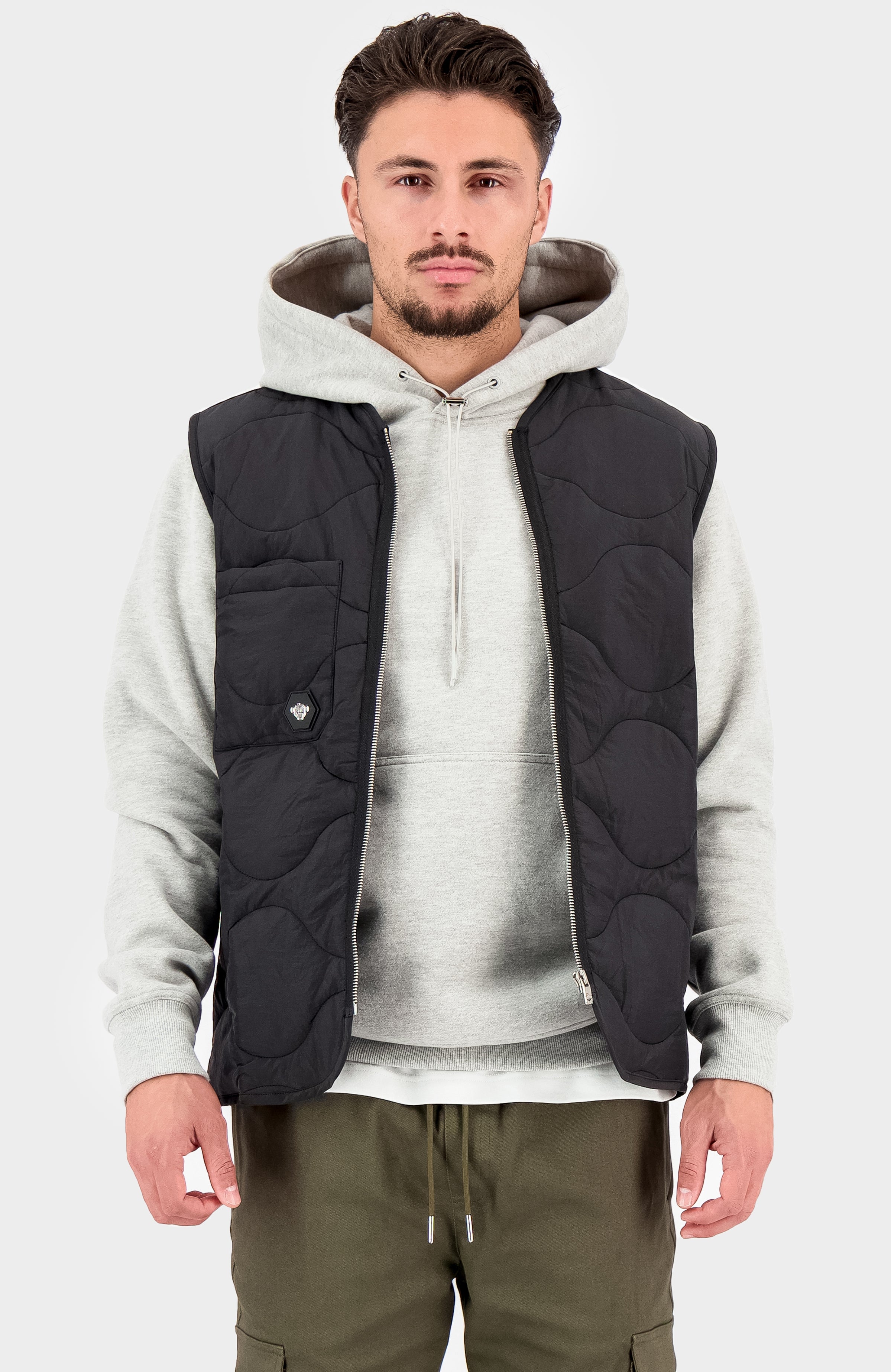 Quilted Bodywarmer | Black